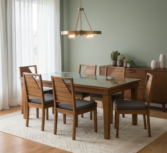 Aspasia-6 Seater Dining Set