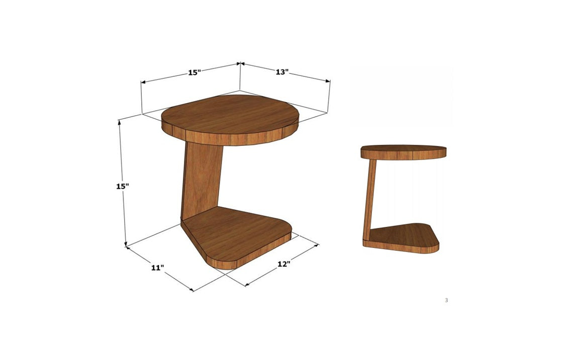 uByld Cirque Side Table