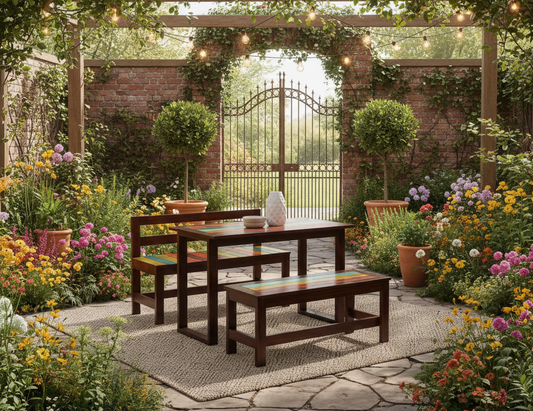 Emilia-4 Seater Dining Set