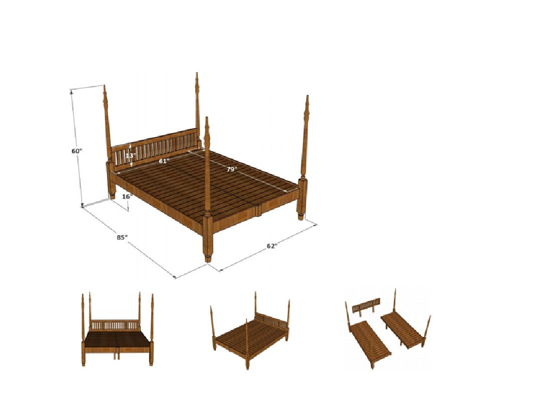 Etna Canopy Cot
