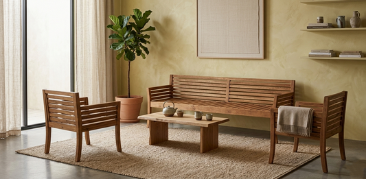 Alberta-5 Seater Sofa Set