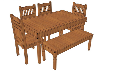 Ubyld Ashford Manor Dining Set