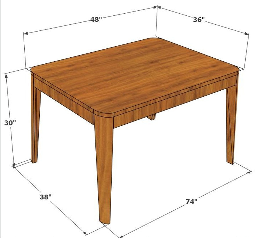 Ubyld NATURA 4-Seater Dining Set