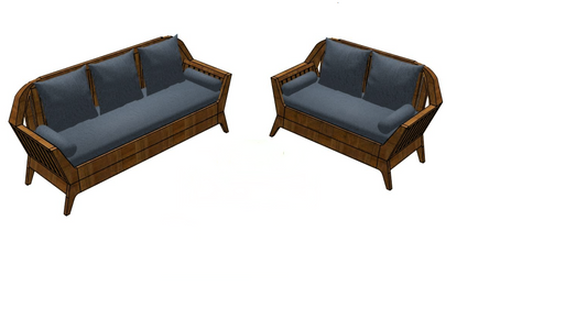 Ubyld Velmora 3+2 Sofa Set