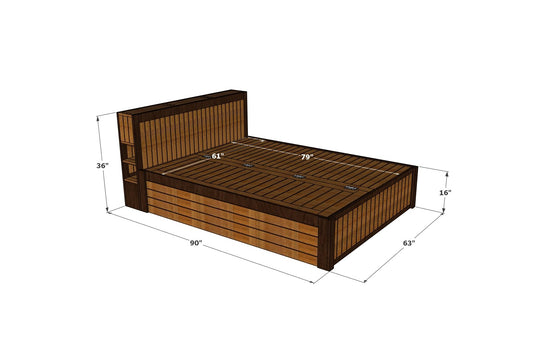 Hybrid Garity Queen Storage Cot