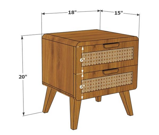 Ubyld Aria Bedside Table