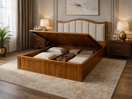 Ubyld Vaulta Hydraulic Storage King Cot