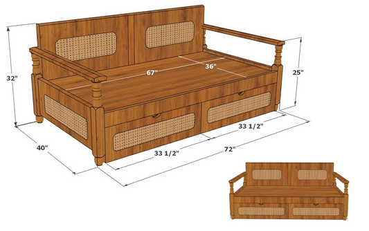 Ubyld Vedora Storage Divan