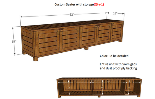 NestEase Storage with Seater