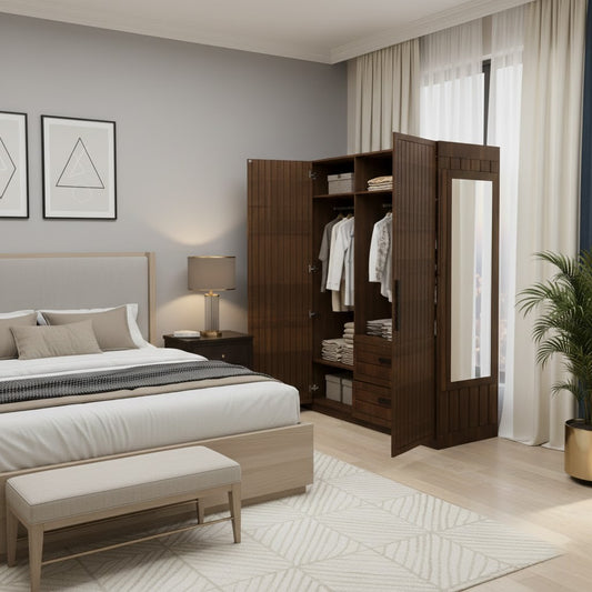 Vixon-Spacious wardrobe