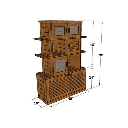 Aavas- Crockery Unit