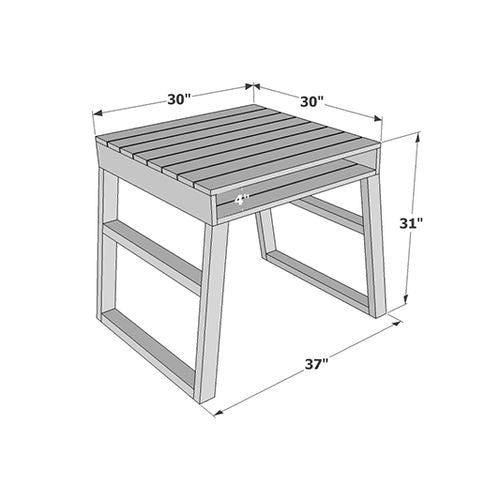 Alina -2 Seater Dining Set