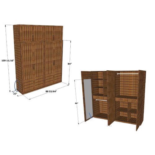 Aryas-A Spacious wardrobe