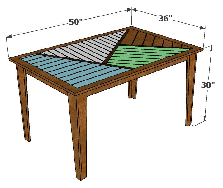 Aspasia-4 Seater Dining Set