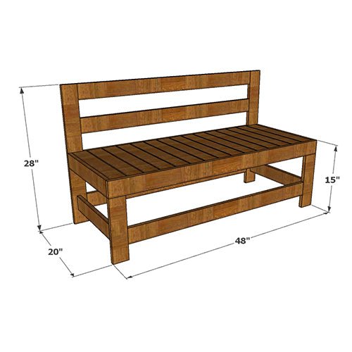 Bruce-2 Seater Dining Set