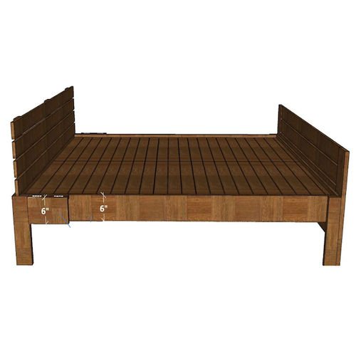 Burton Queen With Collapsible Side Shelves