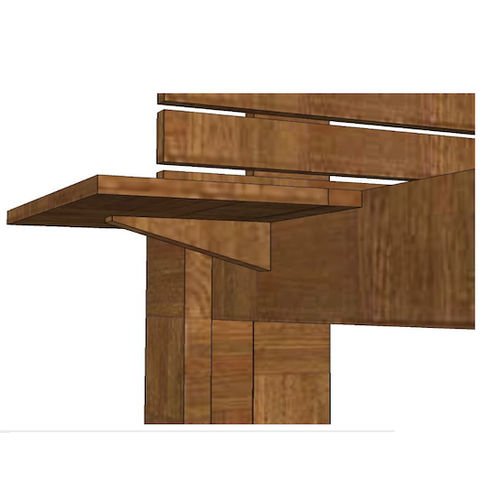 Burton Queen With Collapsible Side Shelves