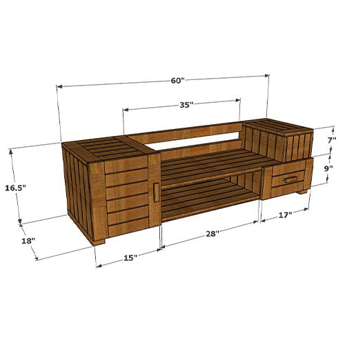 Caddell-Tv Unit