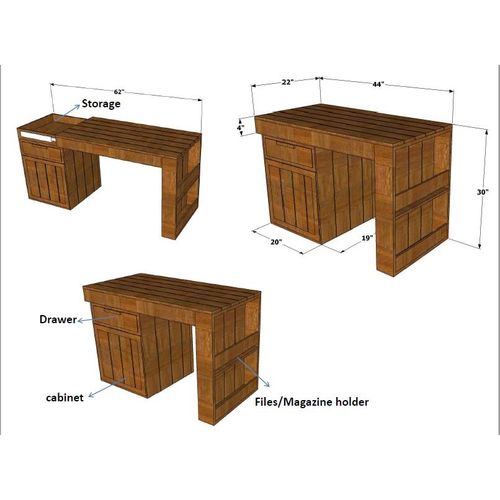 Carlo-Space Saving Study Table