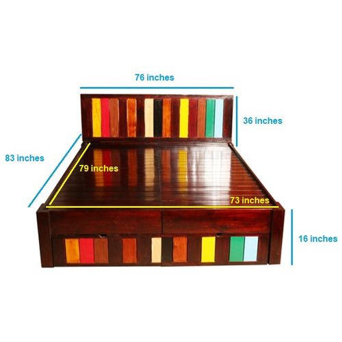 Catalon King With Two Front Drawers