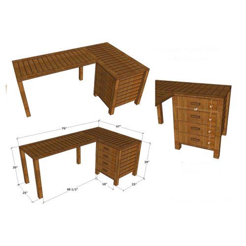 Darcy-L Shaped Work Desk