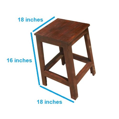 Derby- Classic Wooden Stool - ubyld