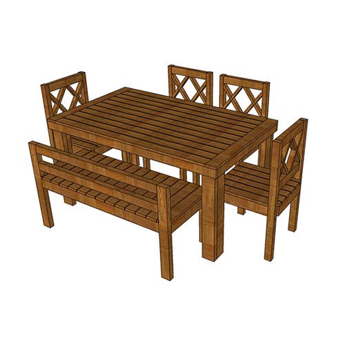 Edda-6 Seater Dining Set - ubyld