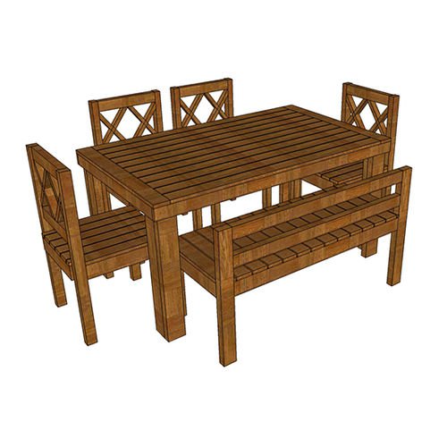 Edda-6 Seater Dining Set - ubyld