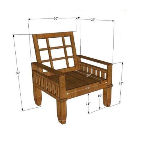 Ellante-Single Seater Sofa - ubyld