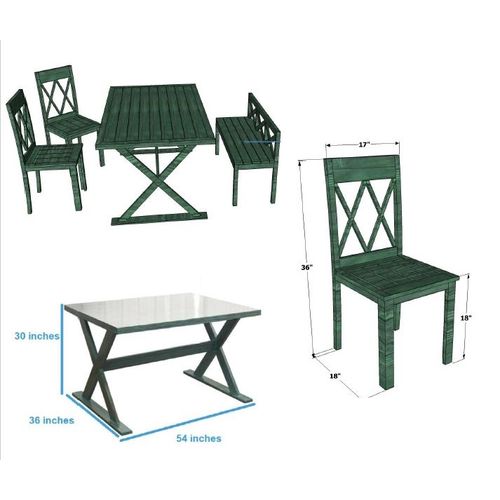 Elsner-4 Seater Dining Set - ubyld