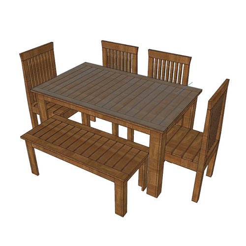 Emerton-6 Seater Dining Set - ubyld
