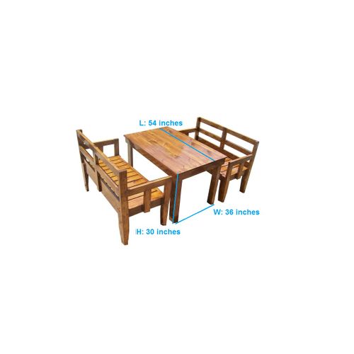 Etilon-4 Seater Dining Set - ubyld