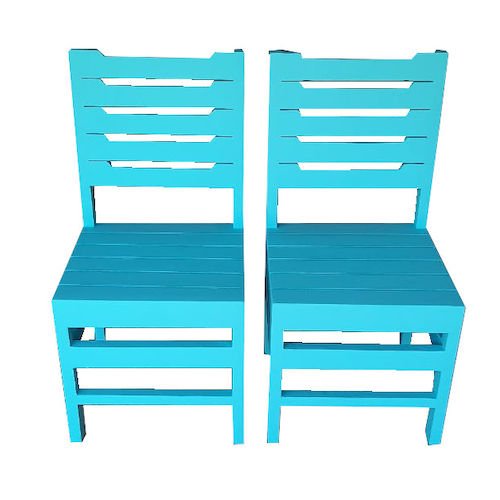 Europa-Set Of 2 Solid Wood Chairs - ubyld