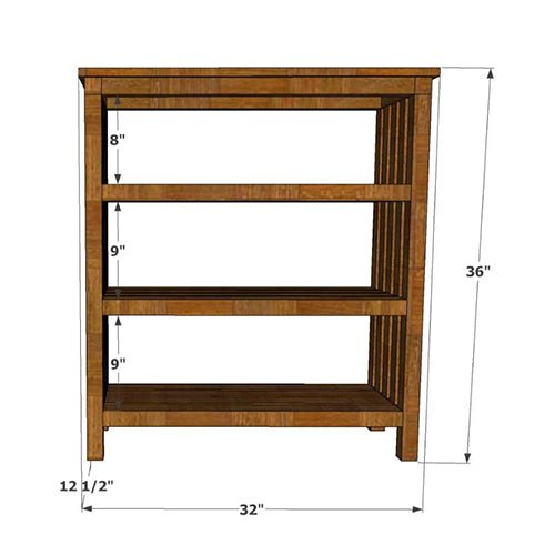 Greeko - Greek Styled Console Book Shelf - ubyld