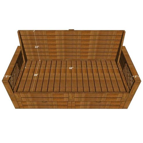 Gritham -Sofa Cum Bed With Storage - ubyld