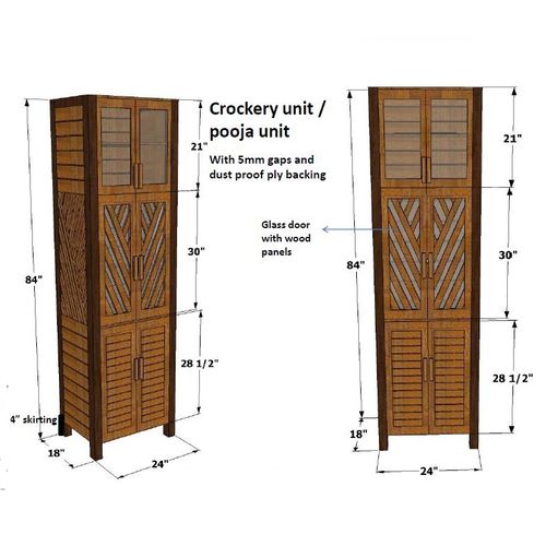 Hollier-Pooja Unit/Crockery Unit - ubyld