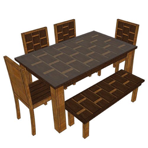 Itish -6 Seater Dining Set - ubyld