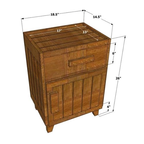Jenna-Aquarium Stand With Storage Cabinet - ubyld