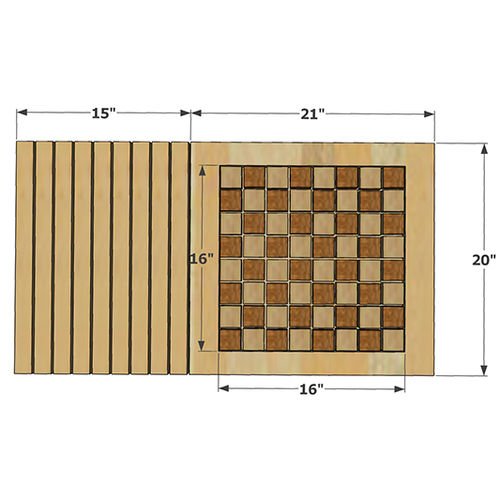 Larisa-Center Table With Chess Board - ubyld