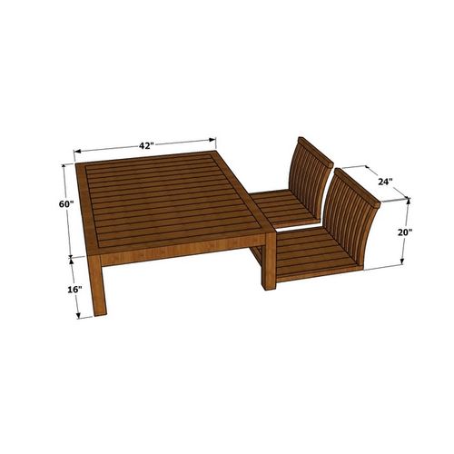 Maglet-2 Seater With A Table - ubyld