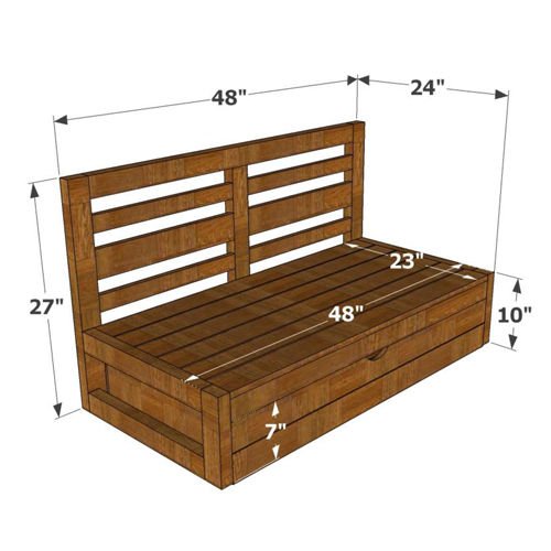 Nilay- 4 Seater Sofa With A Table And 2 Drawers - ubyld