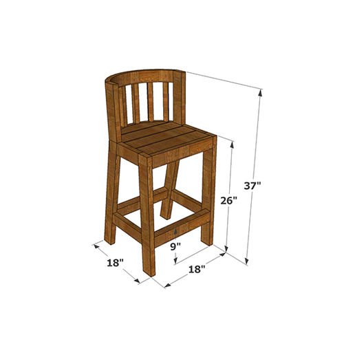 Pia - Bar Stool - ubyld