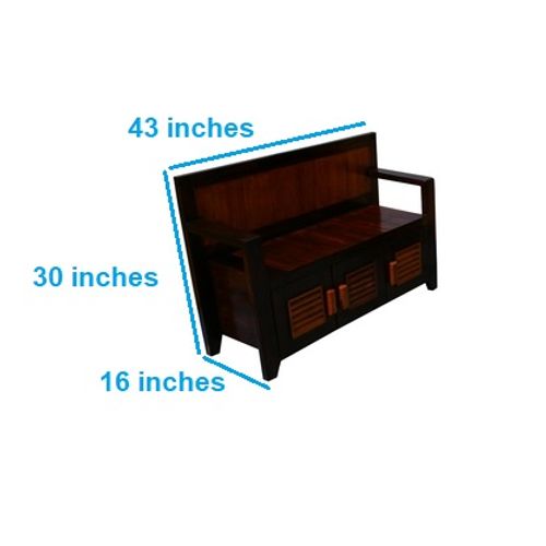 Roxanne- Set Of 2 Entryway Storage Benches - ubyld