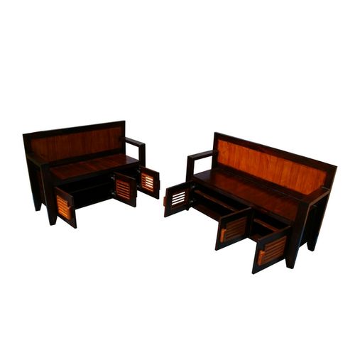 Roxanne- Set Of 2 Entryway Storage Benches - ubyld