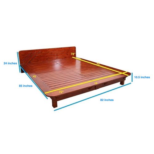 Shinon King Platform Cot - ubyld