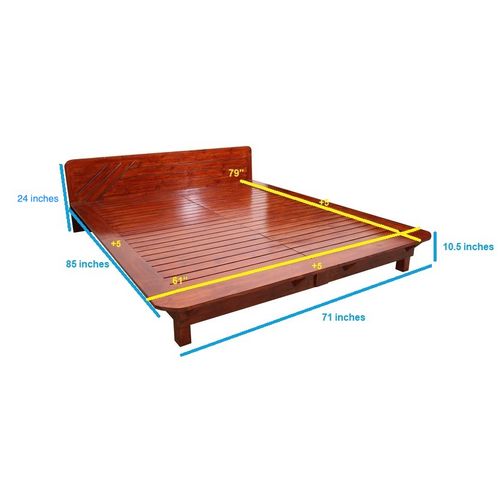 Shinon Queen Platform Cot - ubyld