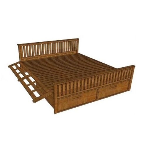 Sidonia King With Four Drawers - ubyld