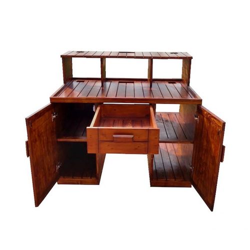 Viada-Study Table With Storage Cabinet - ubyld