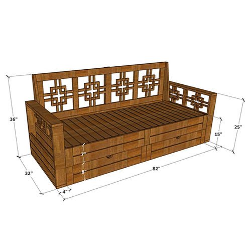 Vibhinna-Sofa Cum Bed With Drawer Storage - ubyld
