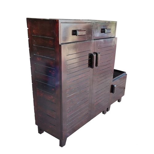 Whigham-Shoe Cabinet With Seating - ubyld